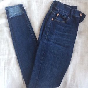 Parsons Raw Hem Skinny Jean